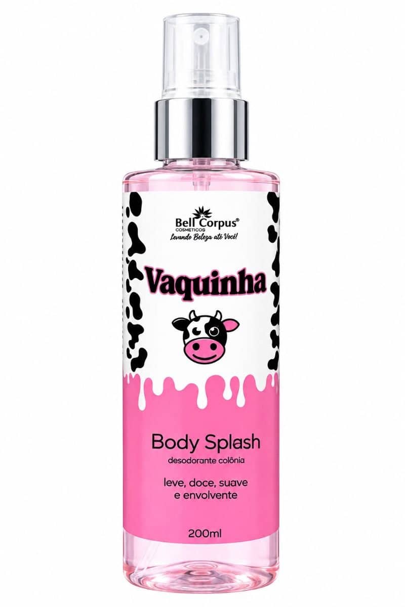 BODY SPLASH VAQUINHA LEVE, DOCE, SUAVE E ENVOLVENTE
