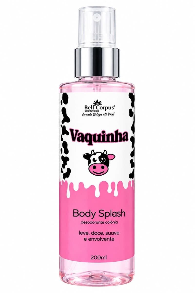 BODY SPLASH VAQUINHA LEVE, DOCE, SUAVE E ENVOLVENTE