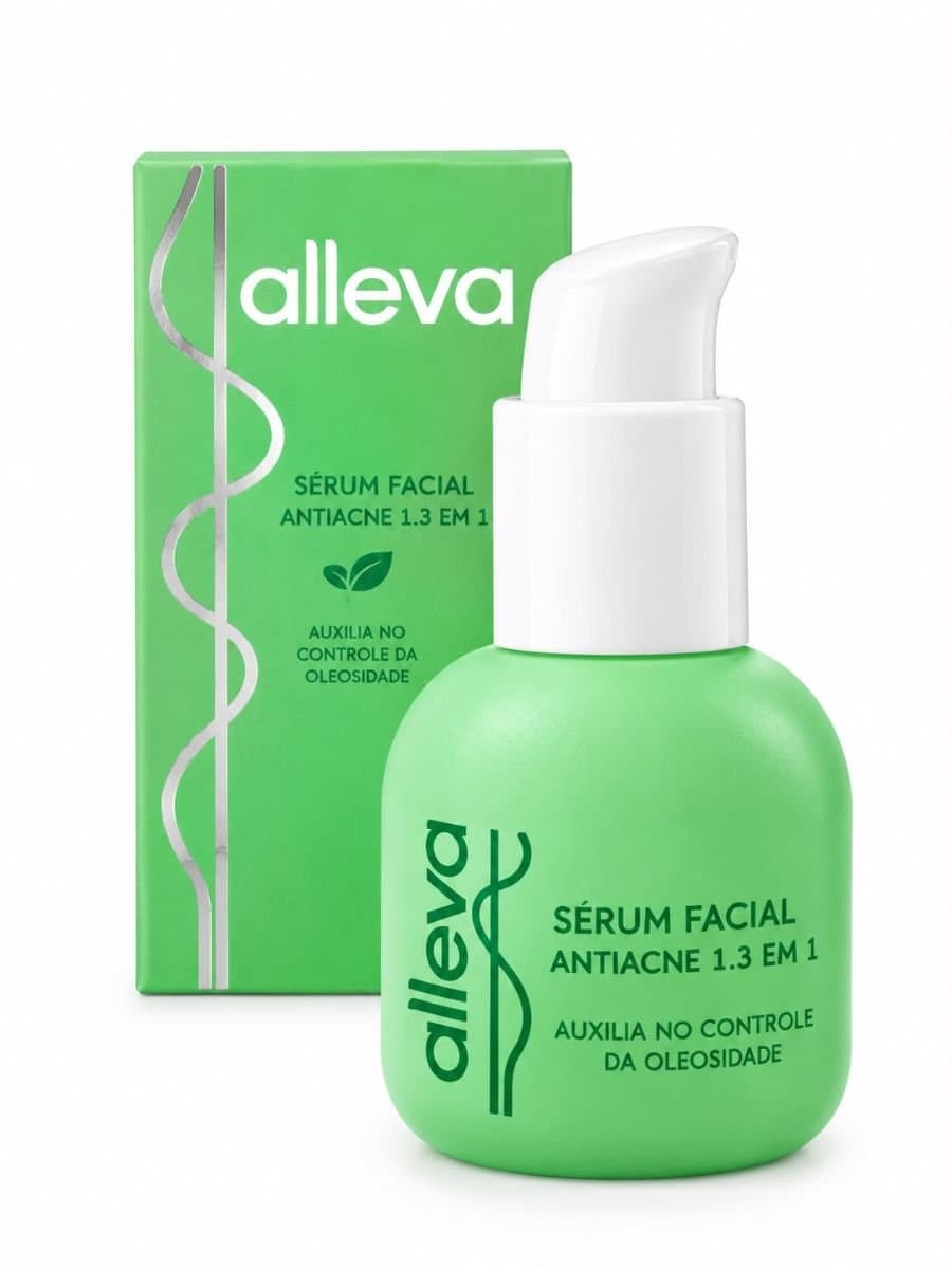 SÉRUM FACIAL ANTIACNE 10 EM 1 AUXILIA NO CONTROLE DA OLEOSIDADE