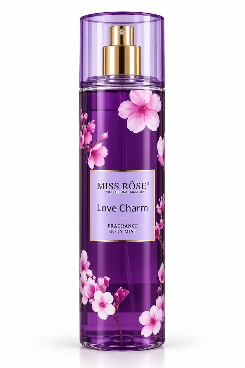 Body Mist Miss Rôse Love Charm – Fragrância Corporal