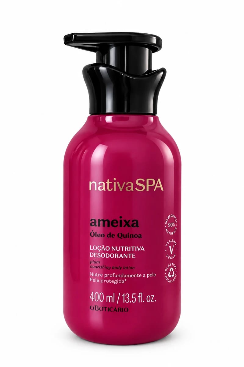 Loção Nutritiva Desodorante Corporal Nativa SPA Ameixa 400ml - Foto 1