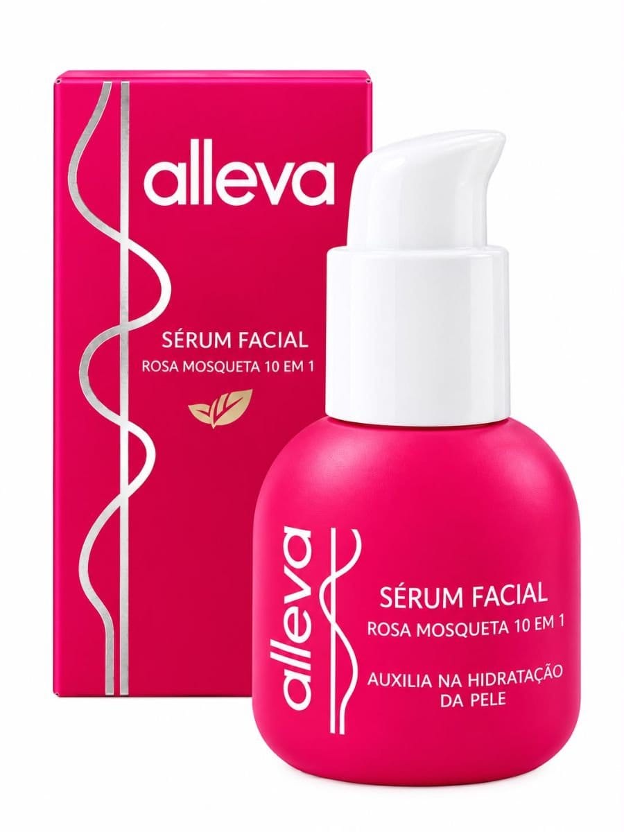 SÉRUM FACIAL DE ROSA MOSQUETA 10 EM 1 AUXILIA NA HIDRATAÇÃO DA PELE - Foto 1