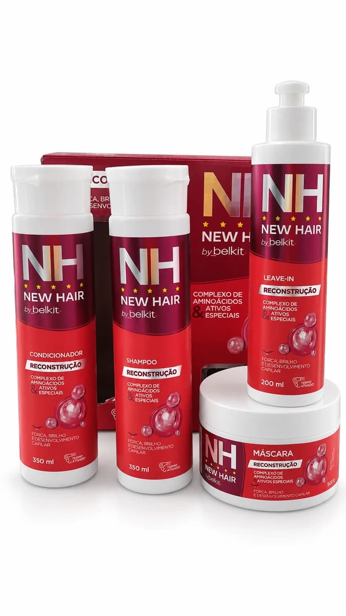Kit New Hair by Belkit Reconstrução