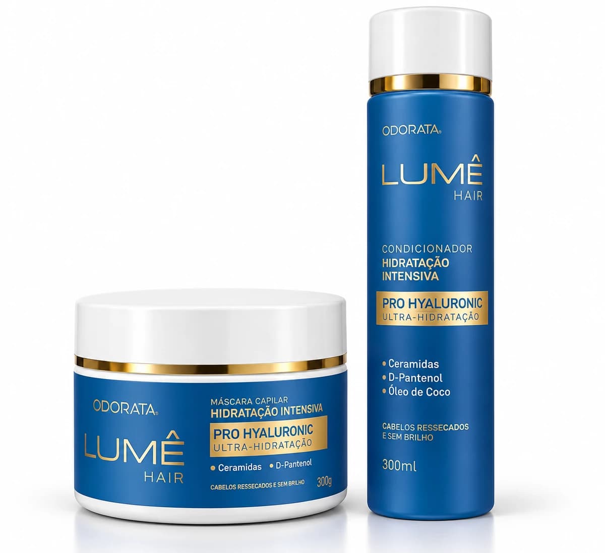 Kit Lumê Hair Pro Hyaluronic Ultra-Hidratação – Condicionador + Máscara