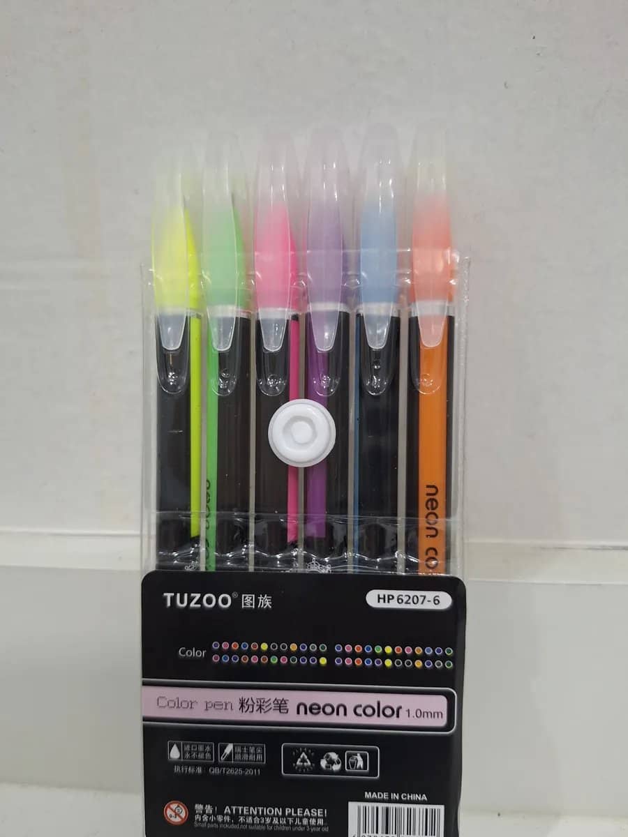 Kit Caneta em gel c/6 unidades
