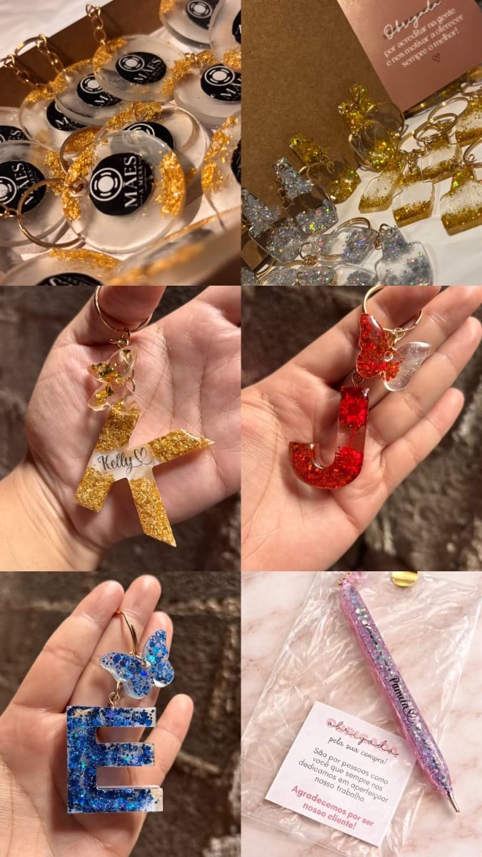Chaveiro personalizado A-Z - Foto 2