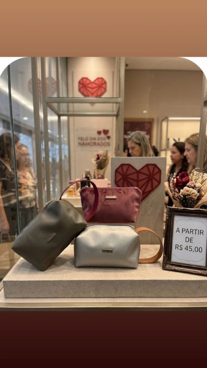 Necessaire Box, couro sintético - Foto 3