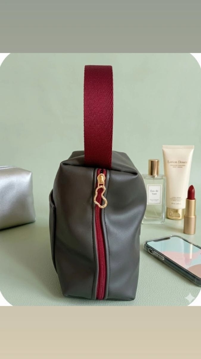 Necessaire Box, couro sintético - Foto 2