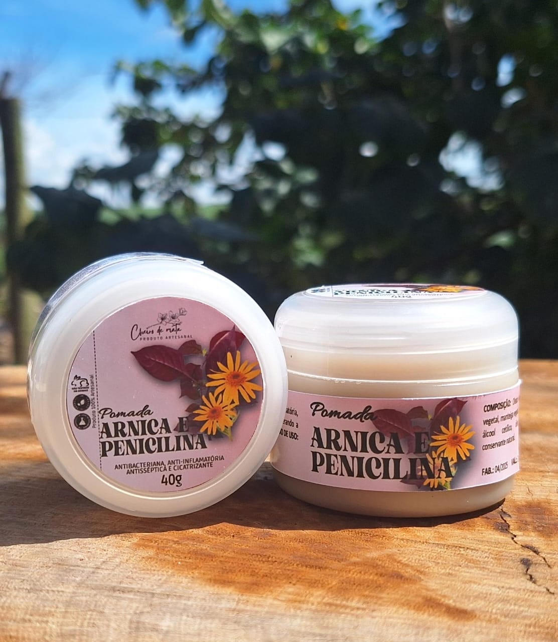 Pomada de Arnica e Penicilina – Ação Antisséptica, Anti-inflamatória e Cicatrizante ✨ - Foto 1