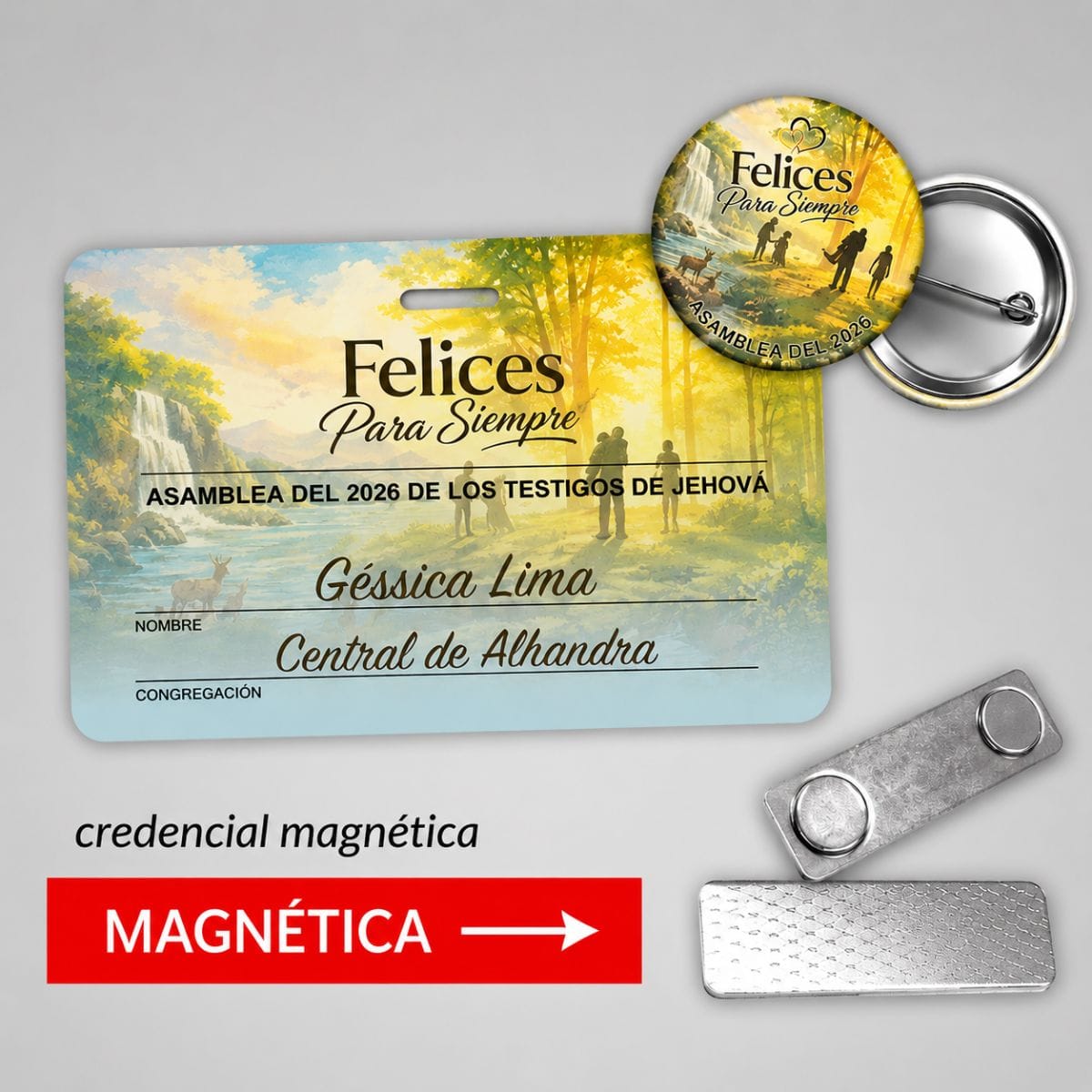 Crachá Magnético - Foto 3