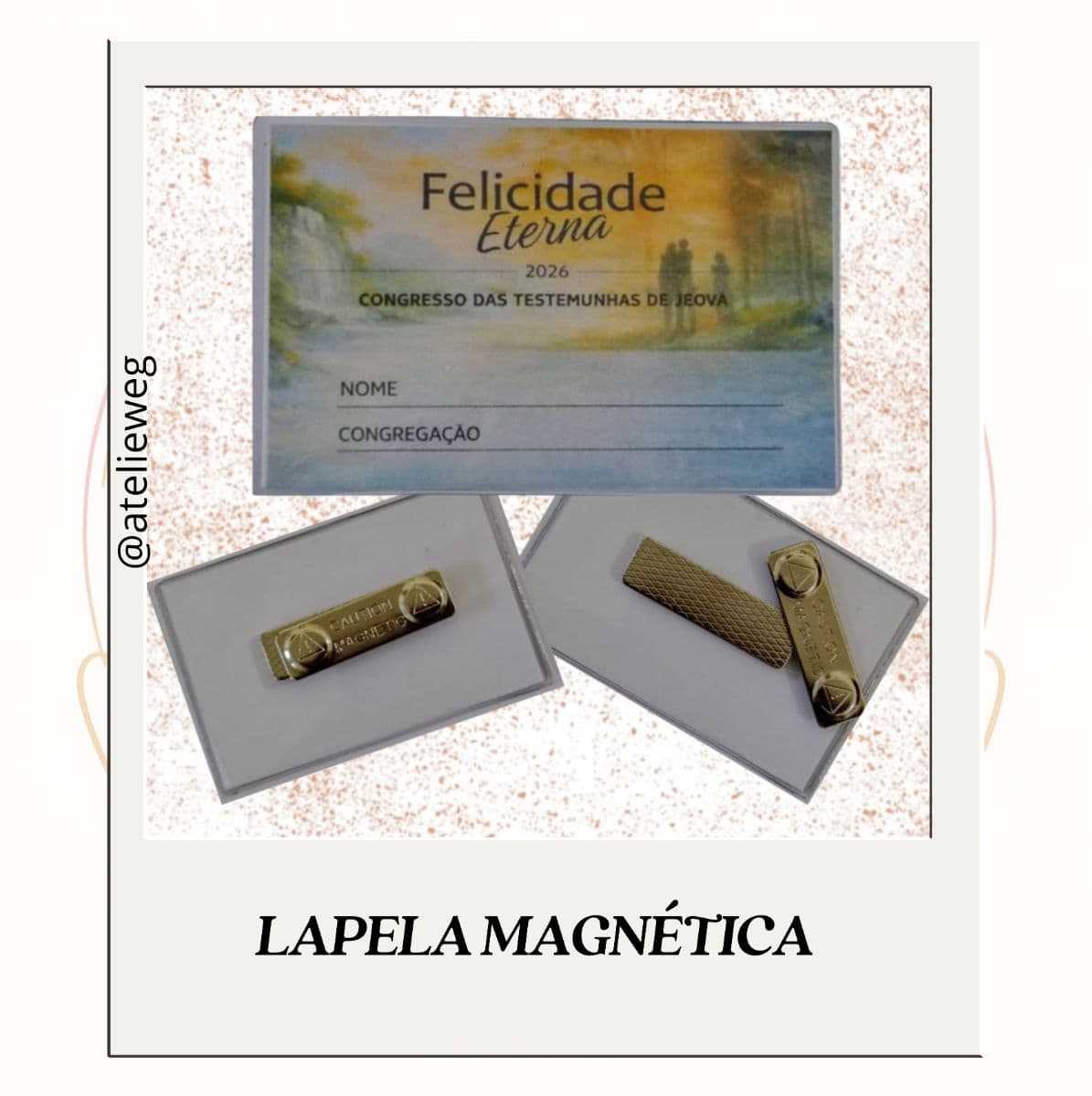Lapela magnética