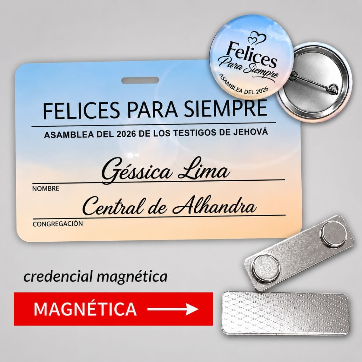 Crachá Magnético - Foto 2