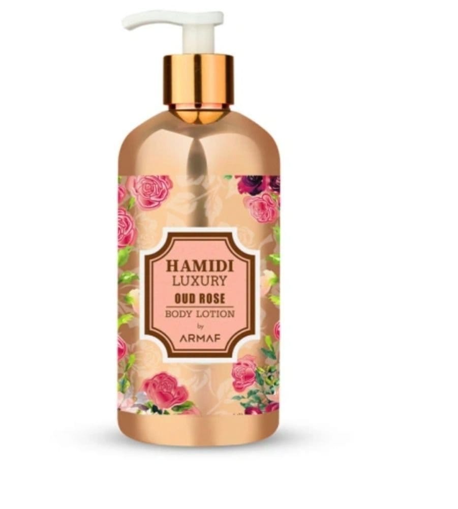 Hidratante Armaf Hamidi Luxury Oud Rose 500ml - Foto 1