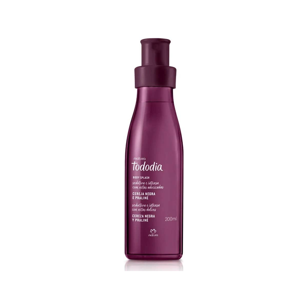 Body Splash Desodorante Colônia Tododia Cereja Negra e Praliné 200 ml