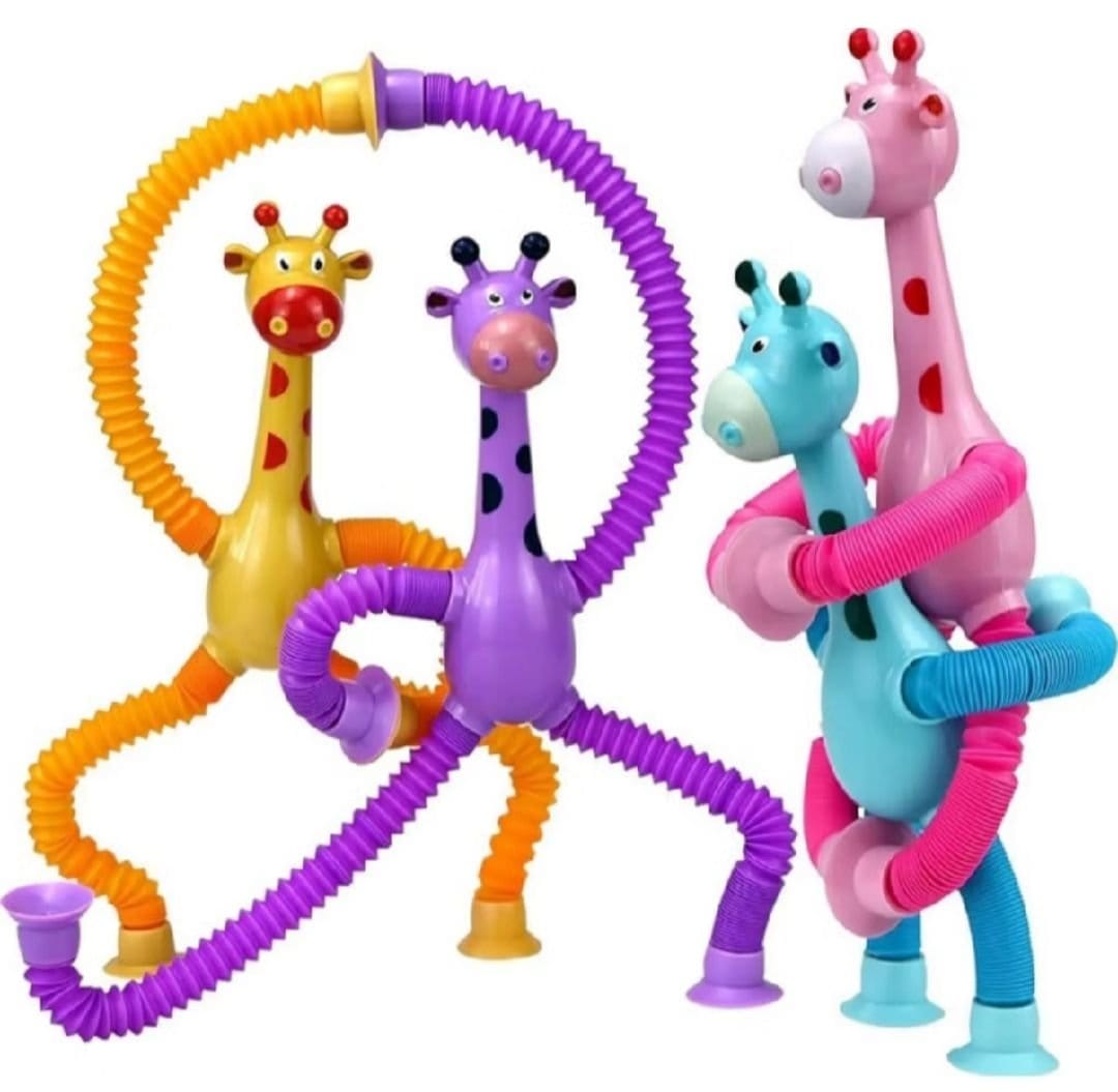 Girafa estica e gruda na parede - Foto 1