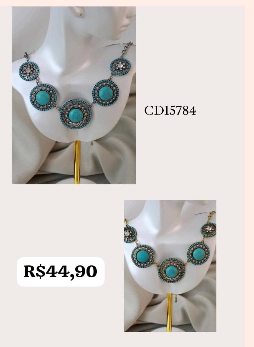 Colar pedras