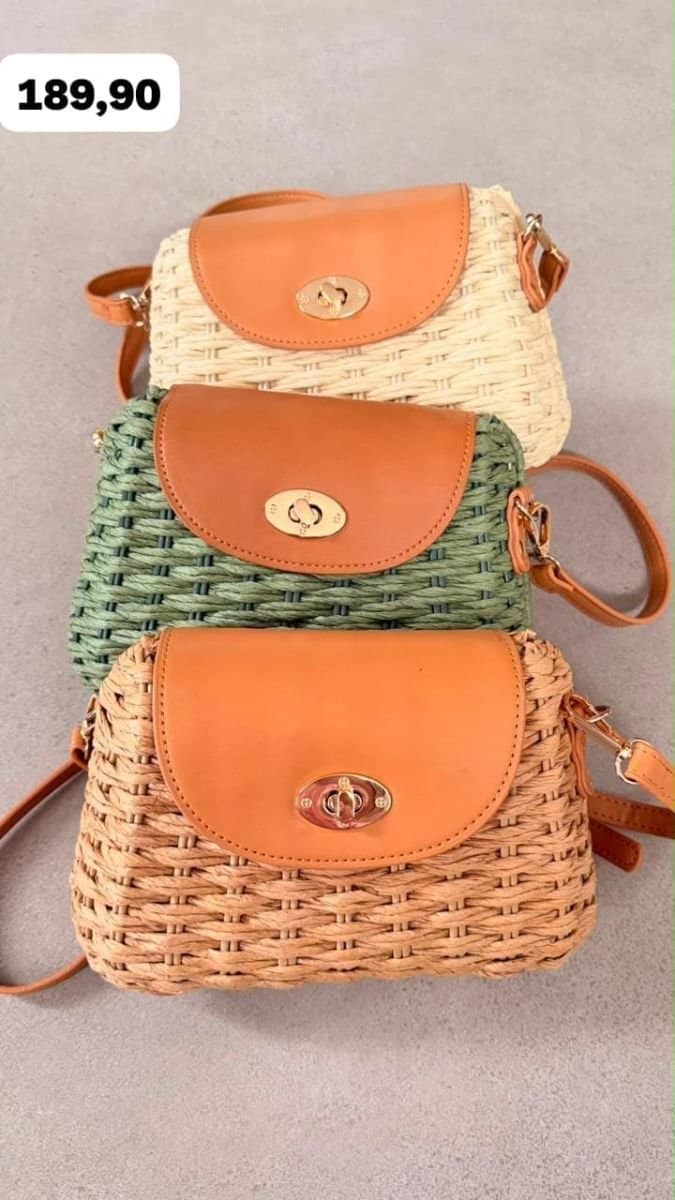 Bolsa em palha