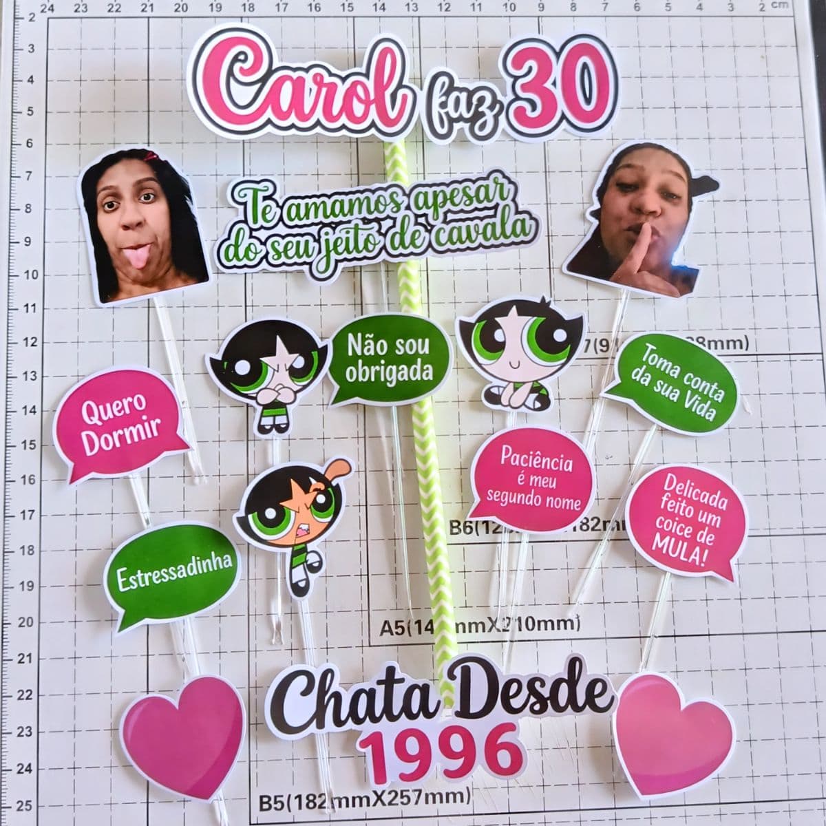 Topper de bolo