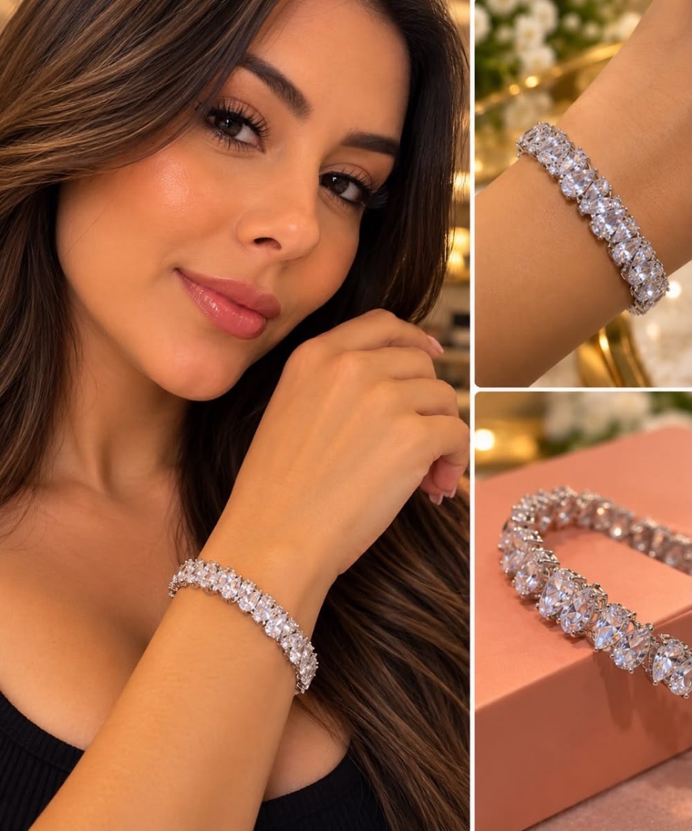 Bracelete em aço inoxidável - Foto 10