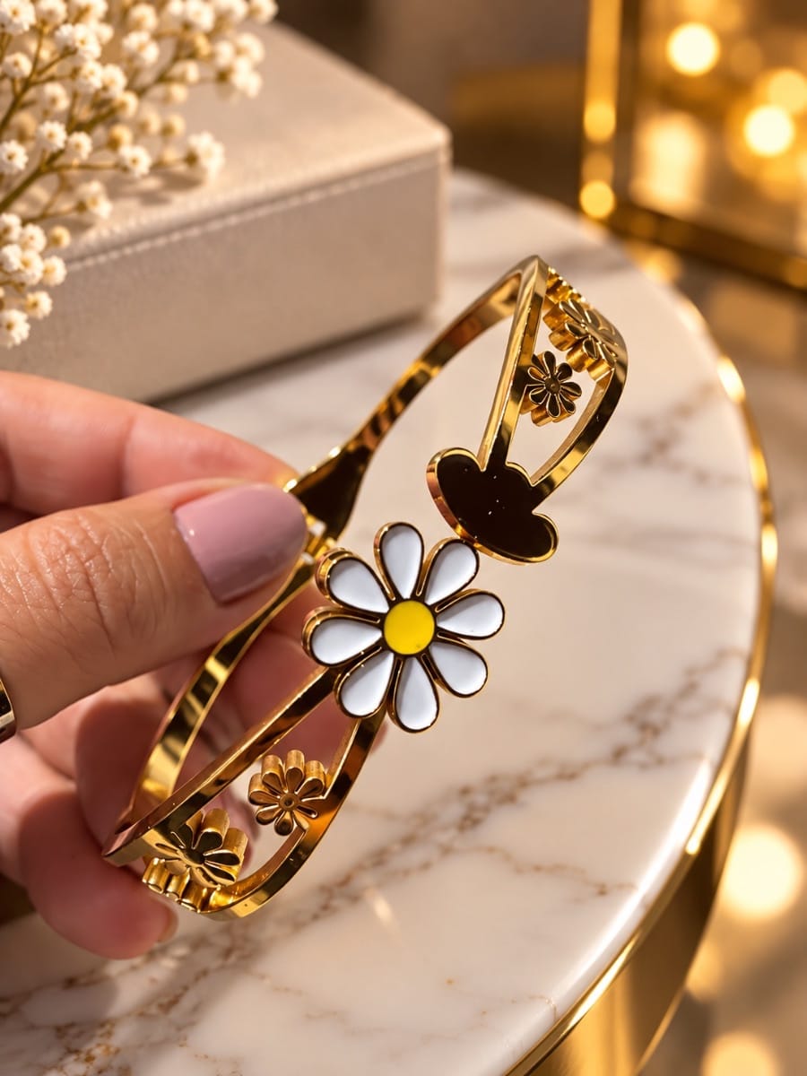 Bracelete em aço inoxidável - Foto 4