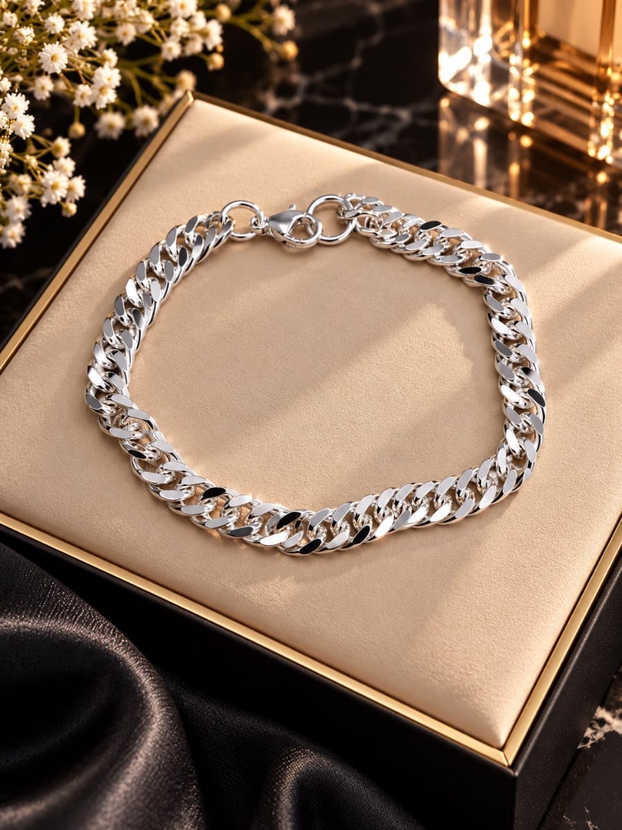 Pulseiras em aço inoxidável prata e dourada - Foto 3