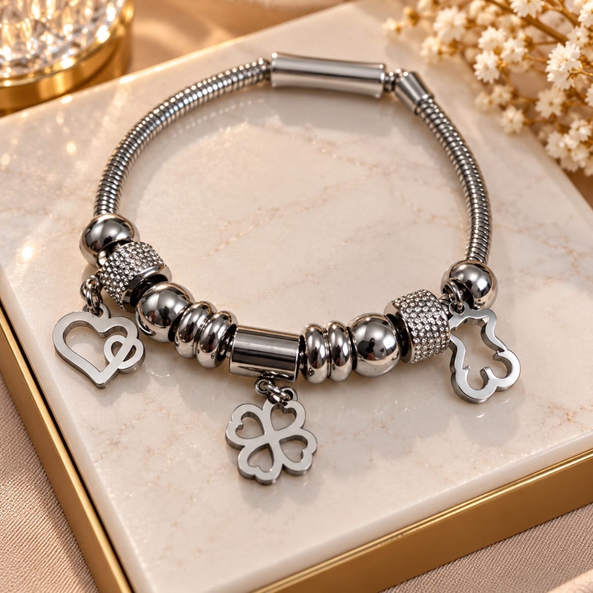 Pulseira de berloques - Foto 3