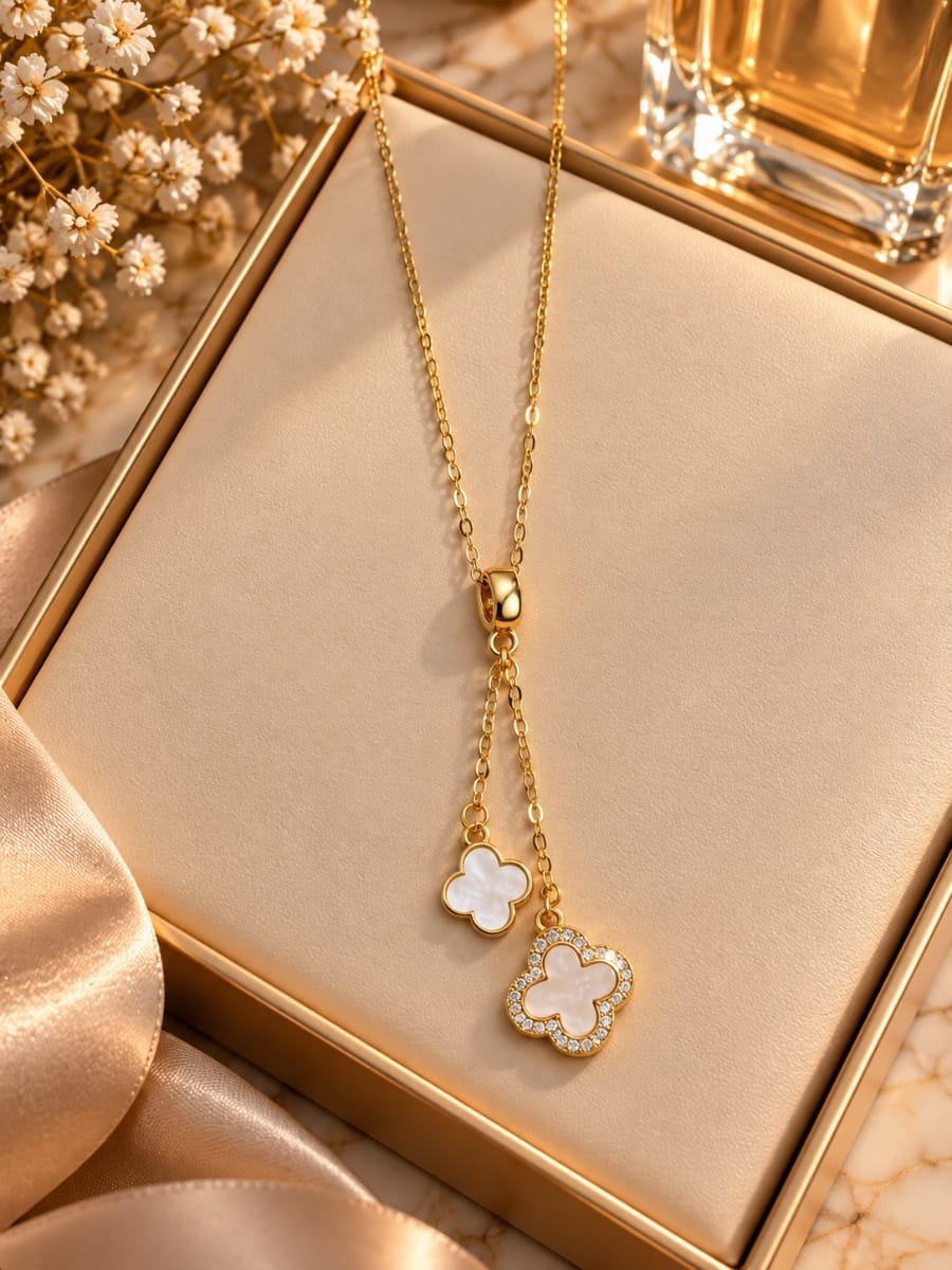 Colar dourado em aço inoxidável - Foto 4