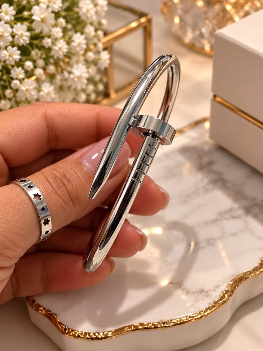 Bracelete em aço inoxidável - Foto 7