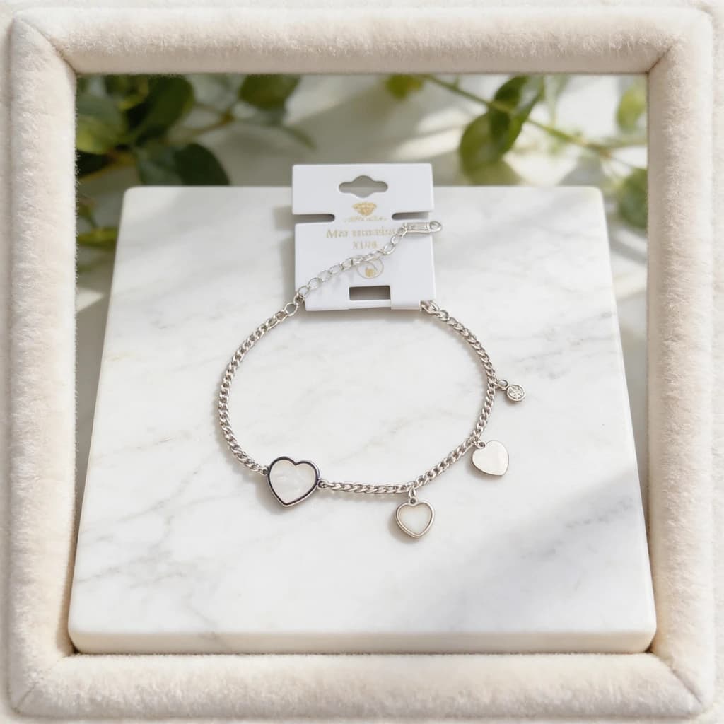 Pulseiras em aço inoxidável prata e dourada