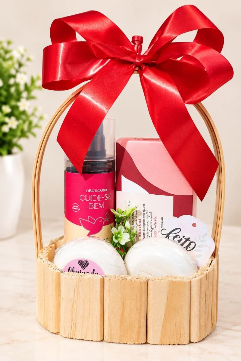 🎁 CESTA CUIDE-SE BEM — PRESENTE DE CARINHO - Foto 1