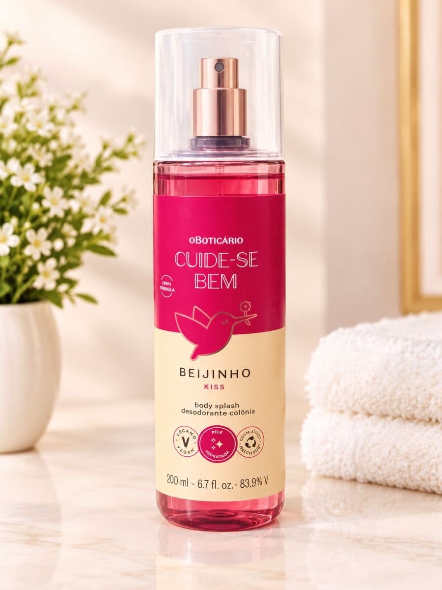 🌸 Body Splash Cuide-se Bem Beijinho Kiss – O Boticário - Foto 1