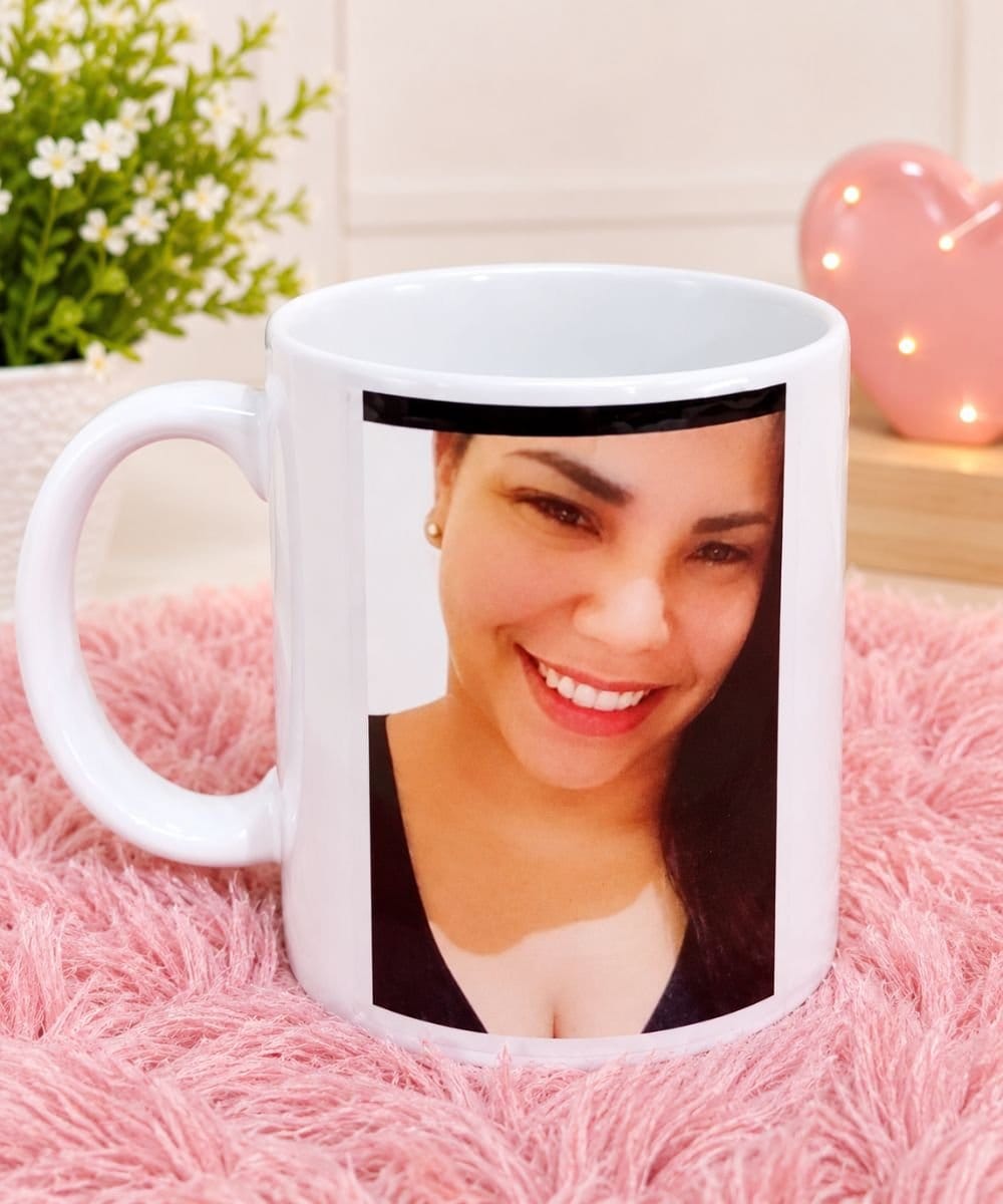 ☕ Caneca Personalizada com Foto – Presente Especial - Foto 1