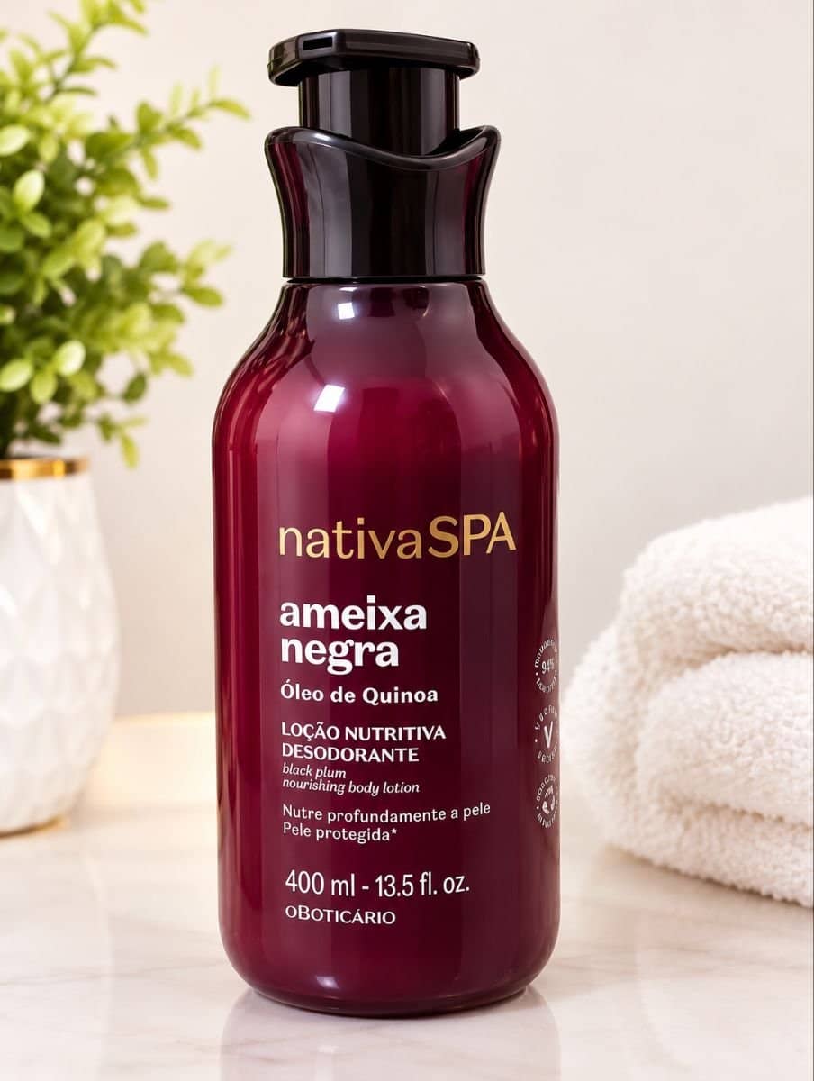 Nativa SPA Ameixa Negra – Loção Nutritiva Desodorante 400 ml