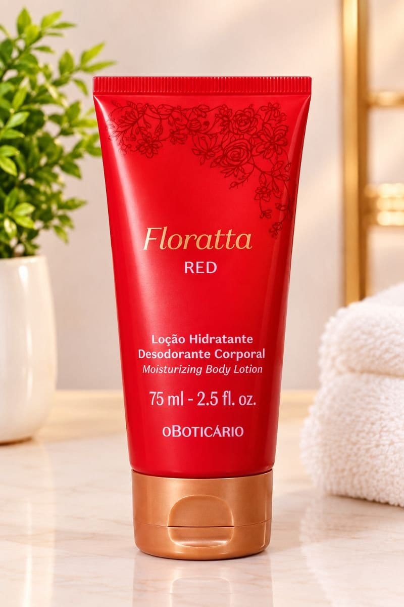 🌹 Loção Hidratante Corporal Floratta Red — 75ml | O Boticário - Foto 1