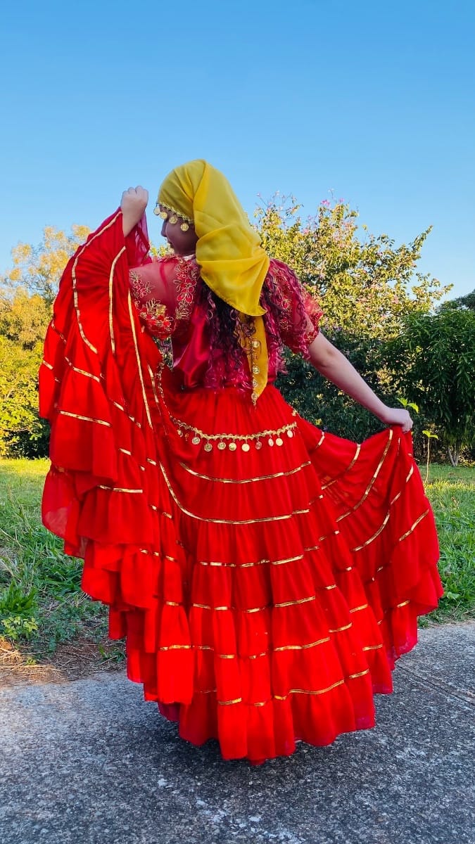 Saia cigana Cristal - Foto 1