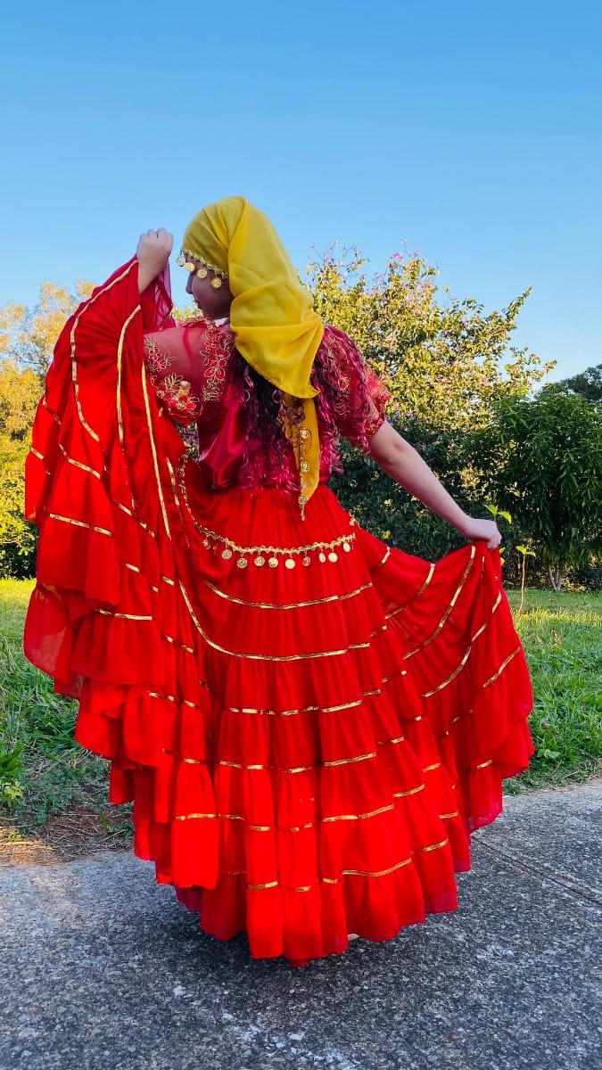 Saia cigana Cristal - Foto 4