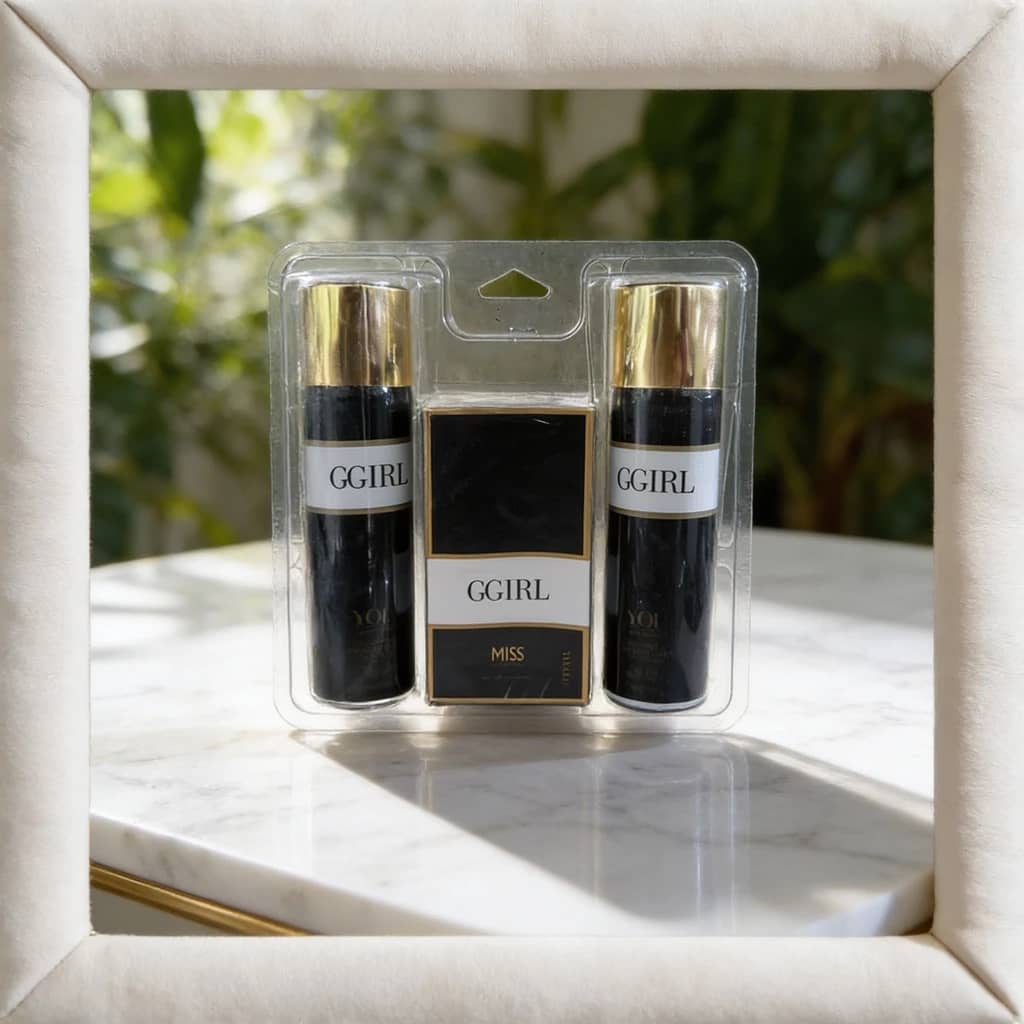 Kit 2 desodorante e1 perfume GGIRL you cosmetic