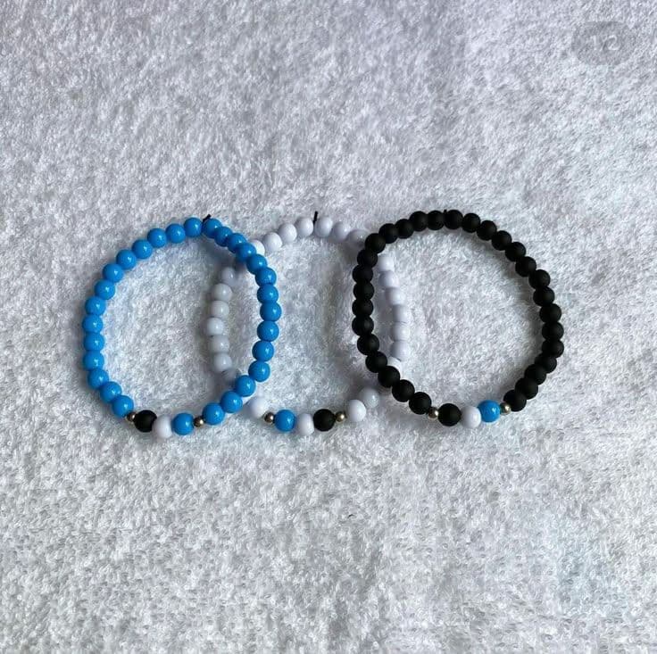 3 pulseira coloridas