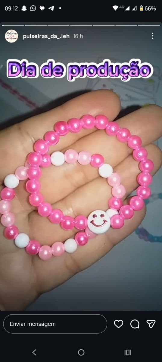 Pulseiras infantil de pérolas