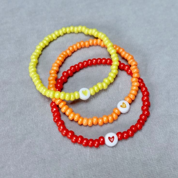 Trio de pulseira de coração - Foto 1