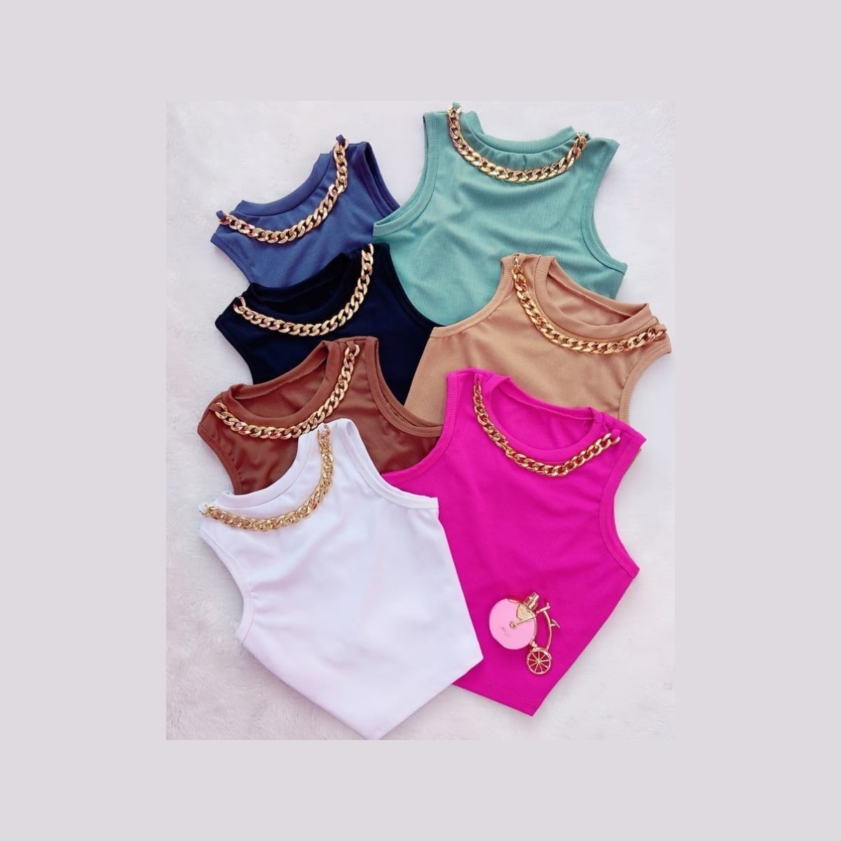 Blusinhas cropped - Foto 1