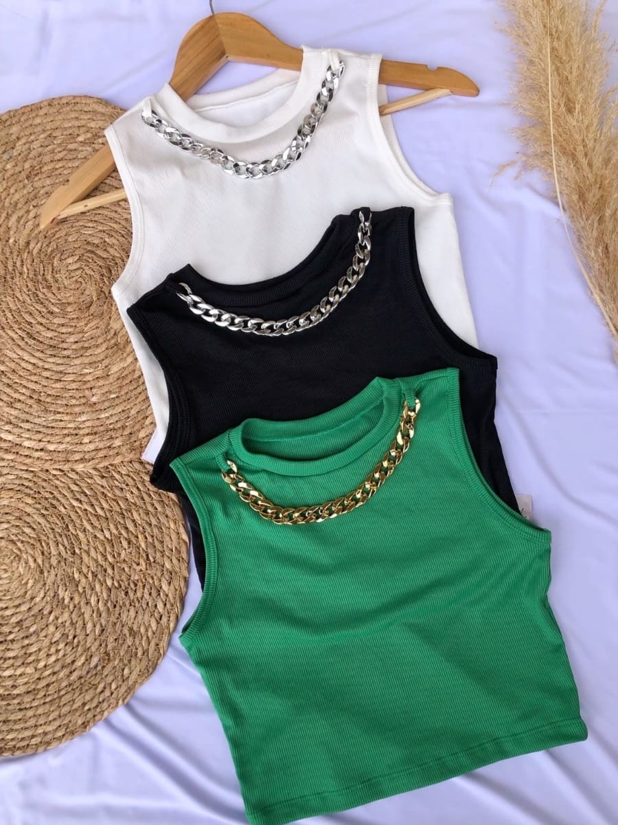 Cropped corrente - Foto 1