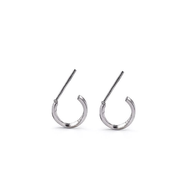 Argola de aço inox, fio torcido 1 cm 1852026 - Foto 1