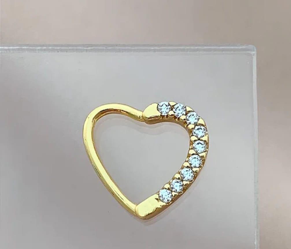 PIERCING CARTILAGEM/ DAITH CORAÇÃO 1685526 - Foto 1