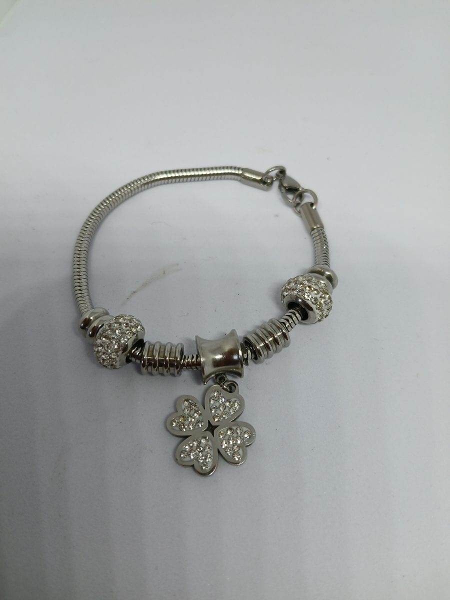 Pulseira Trevo Brilhante PUL004 - Foto 1