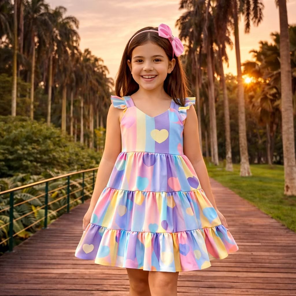 Vestido Infantil Luxo Premium Menina - Foto 2