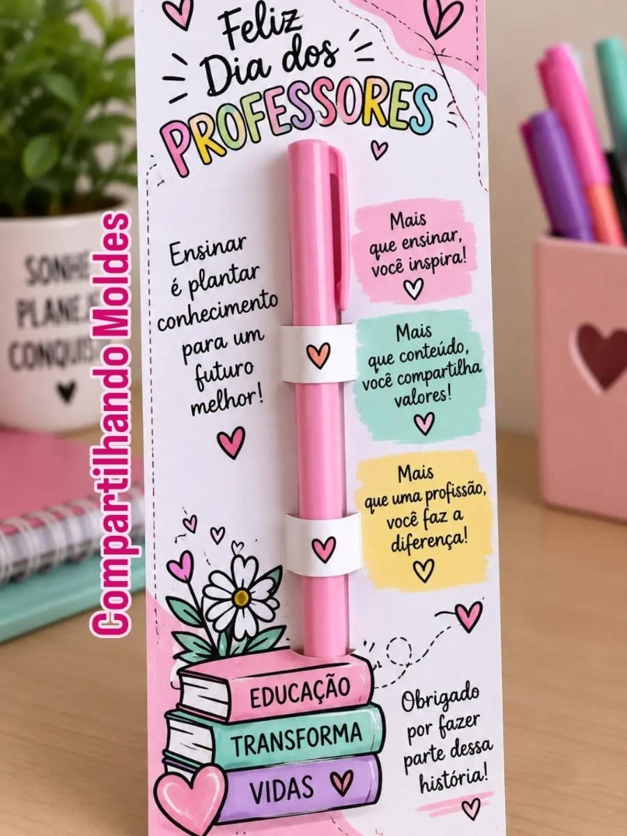 CARD PARA DIA DOS PROFESSORES - Foto 1
