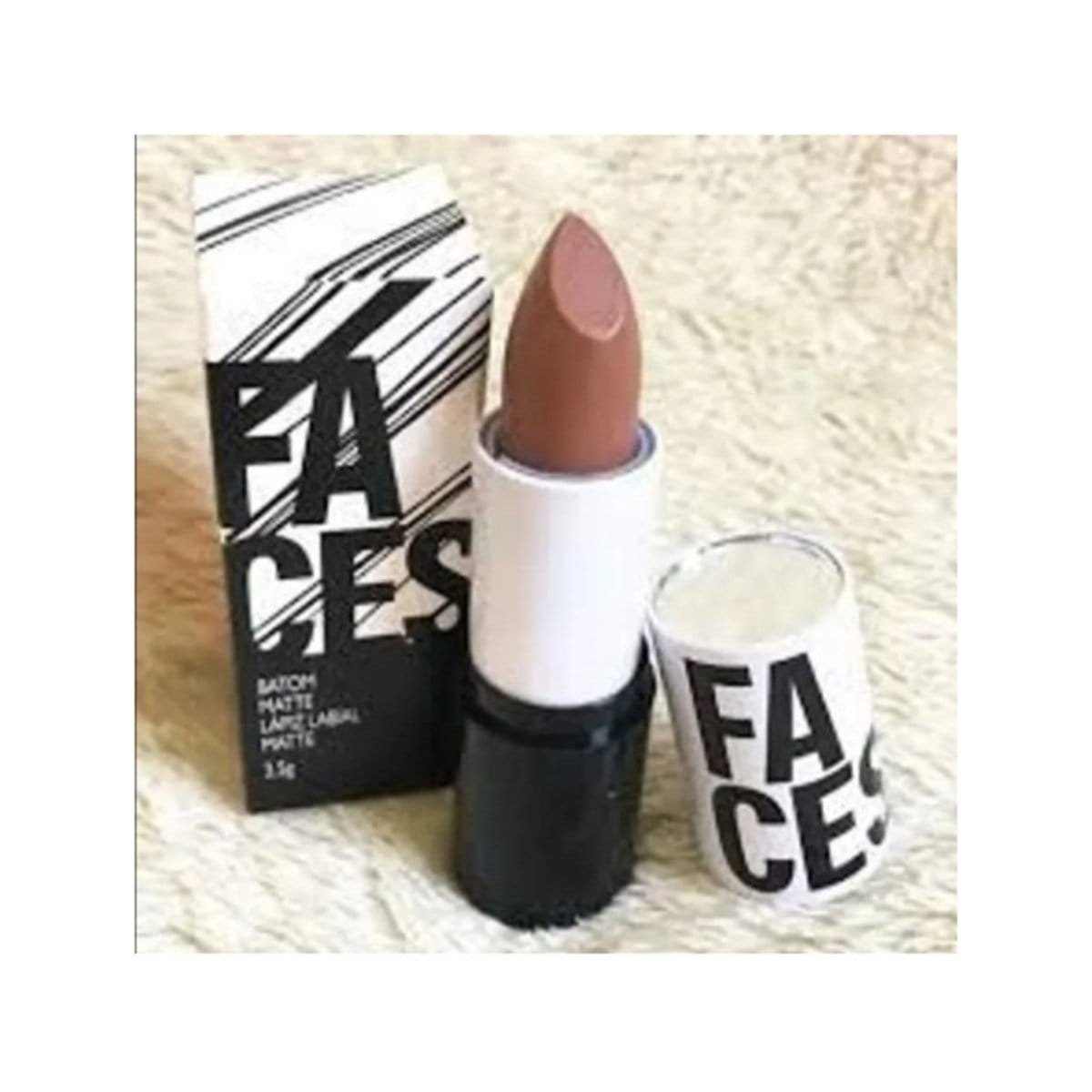 Natura Batom Matte Faces Naked Nude - Foto 2