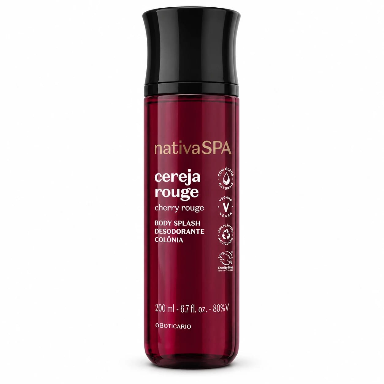Body Splash Nativa SPA Cereja Rouge 200ml - Foto 1
