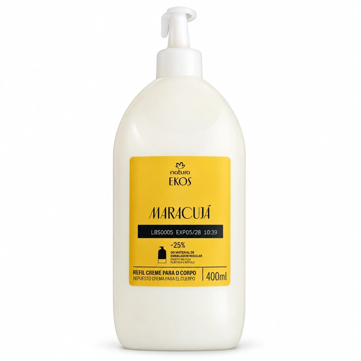 Refil Hidratante Ekos Maracujá 400ml - Foto 1